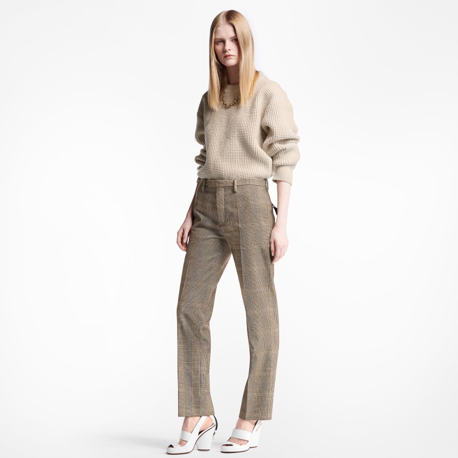 Women Louis Vuitton Pants | Prince Of Wales Tailored Pants