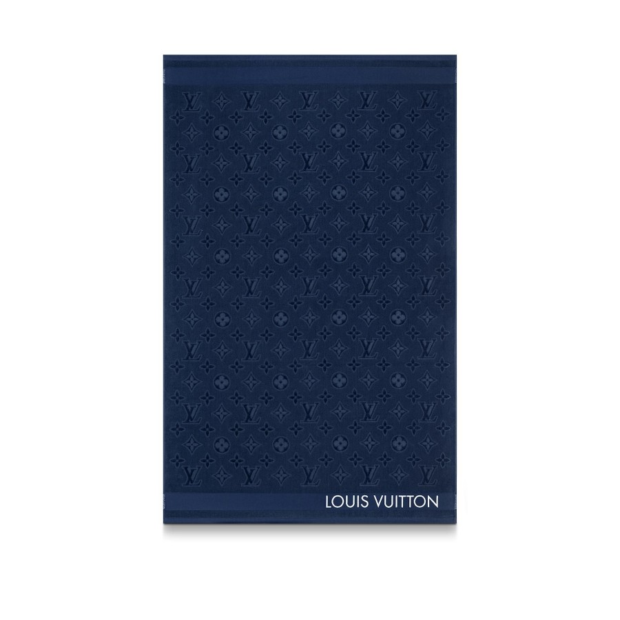 Women Louis Vuitton Home Textiles | Lvacation Beach Towel Bleu Marine