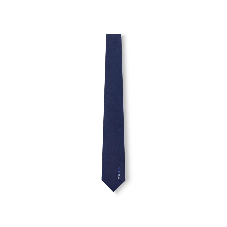 Men Louis Vuitton Ties And Pocket Squares | 3 Mng Flower Tie