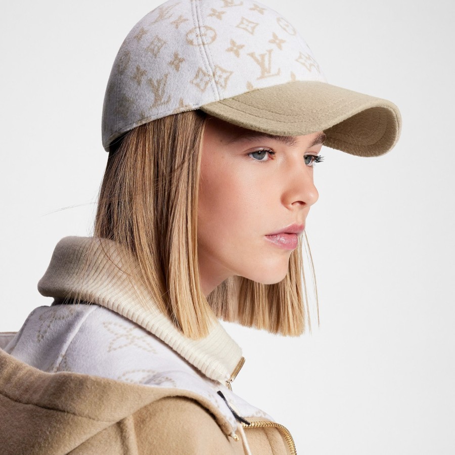 Women Louis Vuitton Hats And Gloves | Flanelv Cap Beige