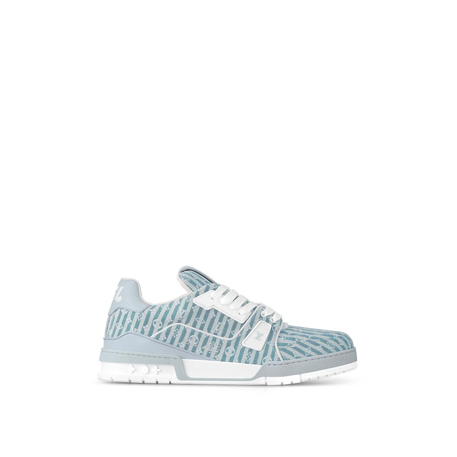 Men Louis Vuitton Sneakers | Lv Trainer Sneaker Blue