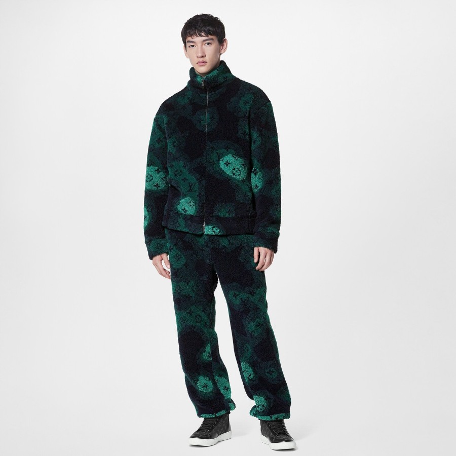 Men Louis Vuitton Pants | Monogram Camo Fleece Jogpants