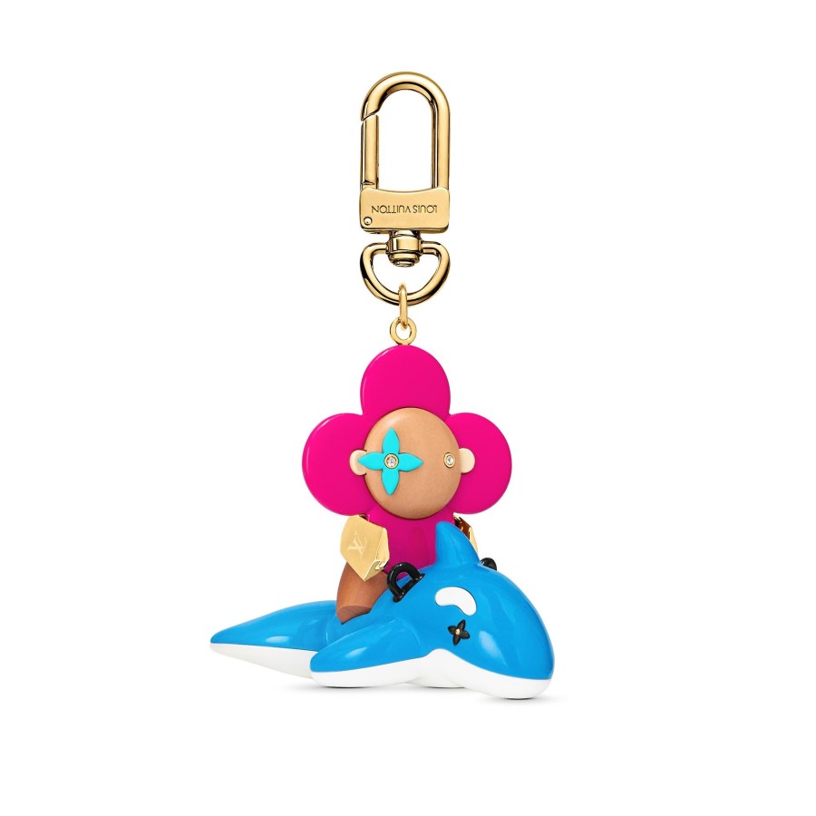 Women Louis Vuitton Key Holders And Bag Charms | Vivienne Sea Rider Key Holder