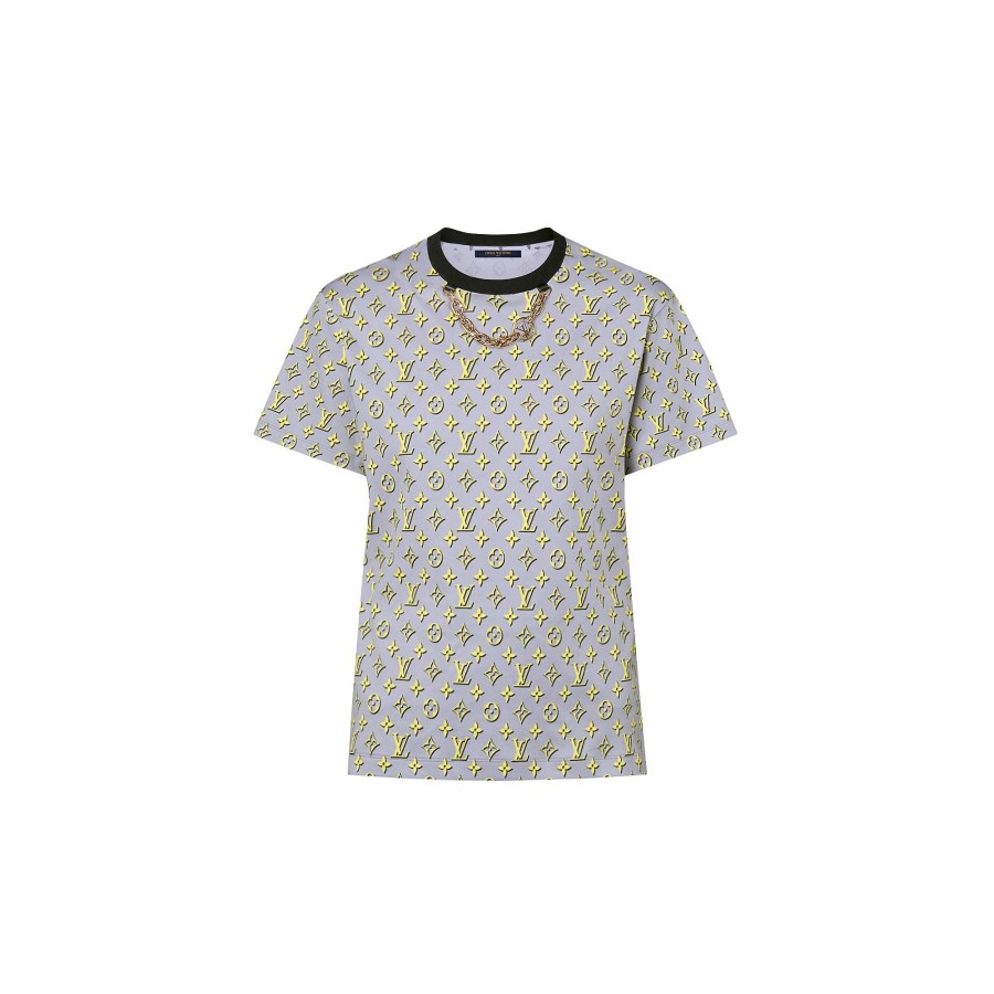 Women Louis Vuitton Tops | 3D Monogram T-Shirt Grey