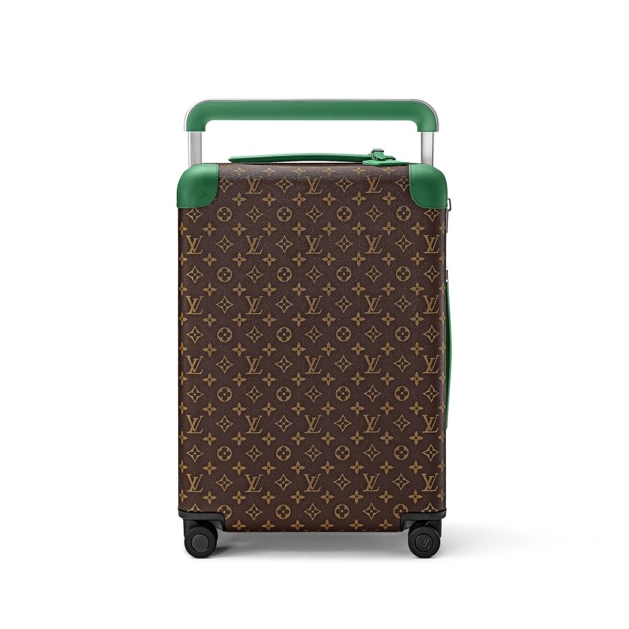 Men Louis Vuitton Rolling Luggage | Horizon 55 Green