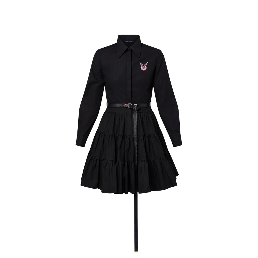 Women Louis Vuitton Dresses | Belted Shirt Dress