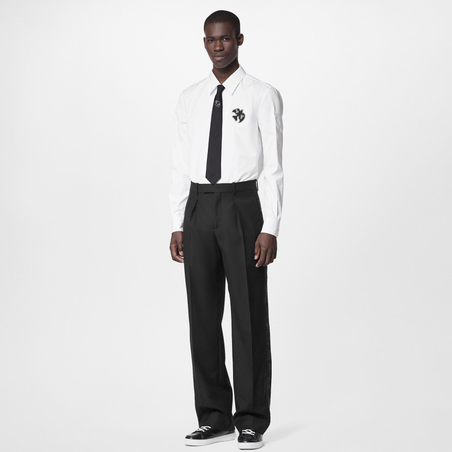 Men Louis Vuitton Pants | Lv Music Line Tuxedo Pants