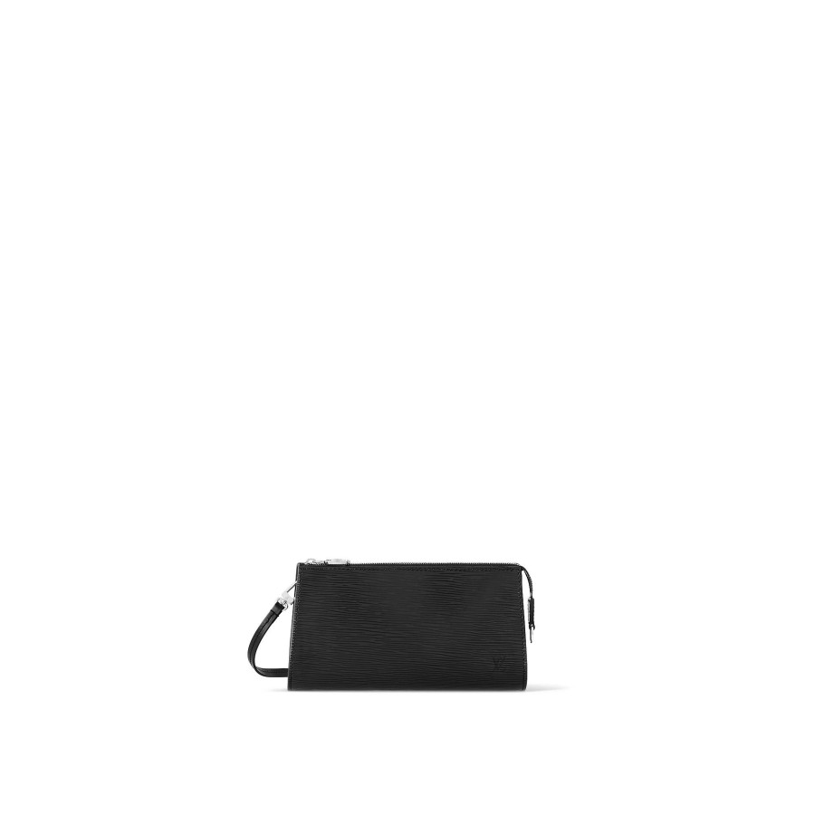 Women Louis Vuitton Chain Wallets | Pochette Accessoires Black