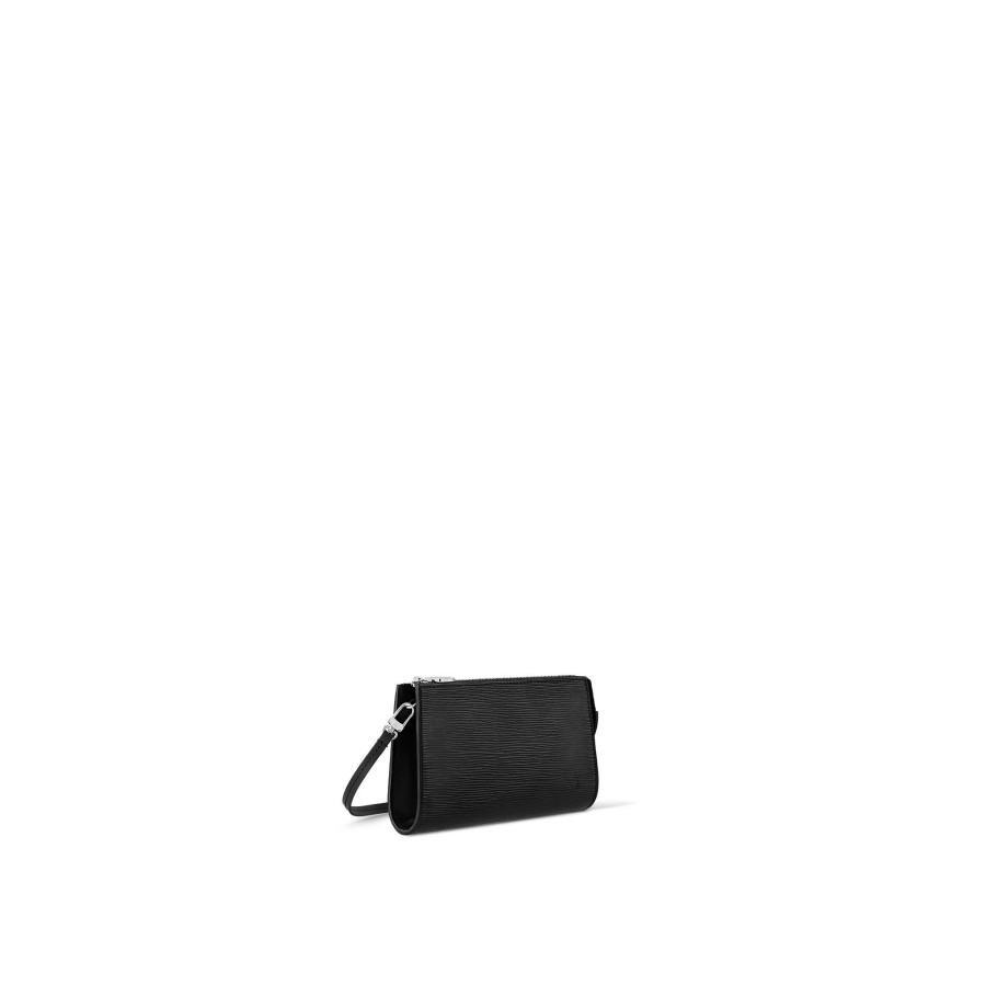 Women Louis Vuitton Chain Wallets | Pochette Accessoires Black