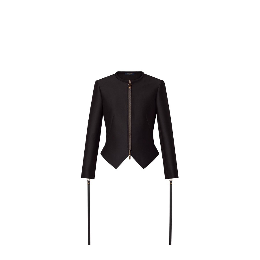 Women Louis Vuitton Coats And Jackets | Wetsuit Pull Tailored Jacket