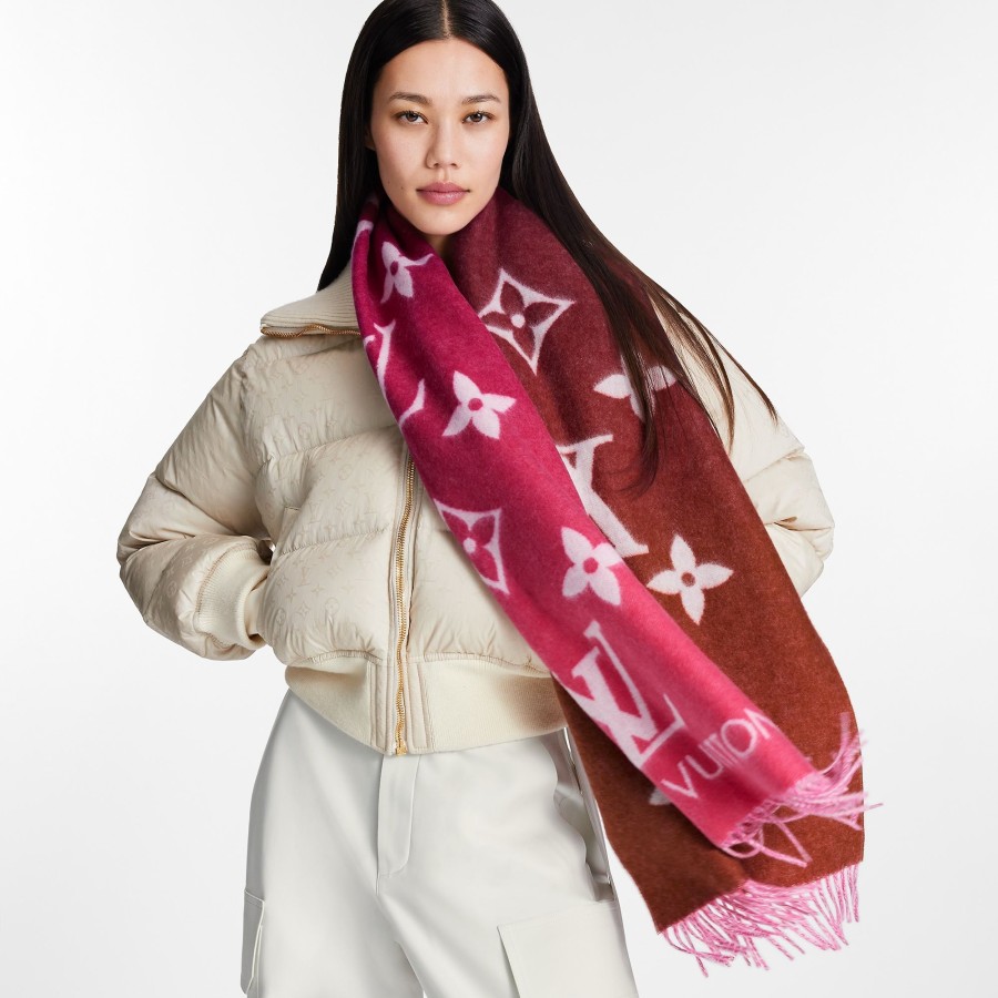 Women Louis Vuitton Scarves | Reykjavik Gradient Scarf Grenadine