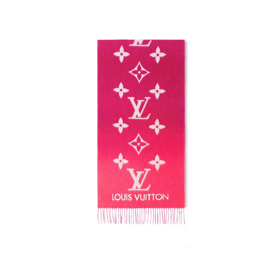 Women Louis Vuitton Scarves | Reykjavik Gradient Scarf Grenadine