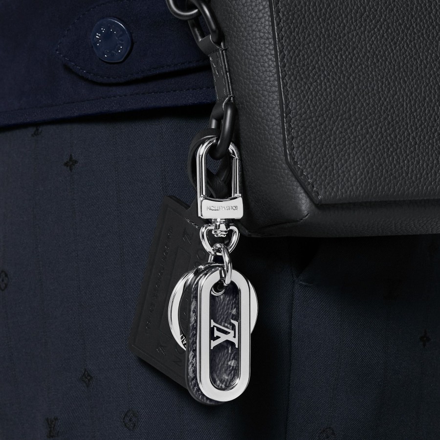 Men Louis Vuitton Key Holders And Bag Charms | Lv Padded Circle Bag Charm And Key Holder