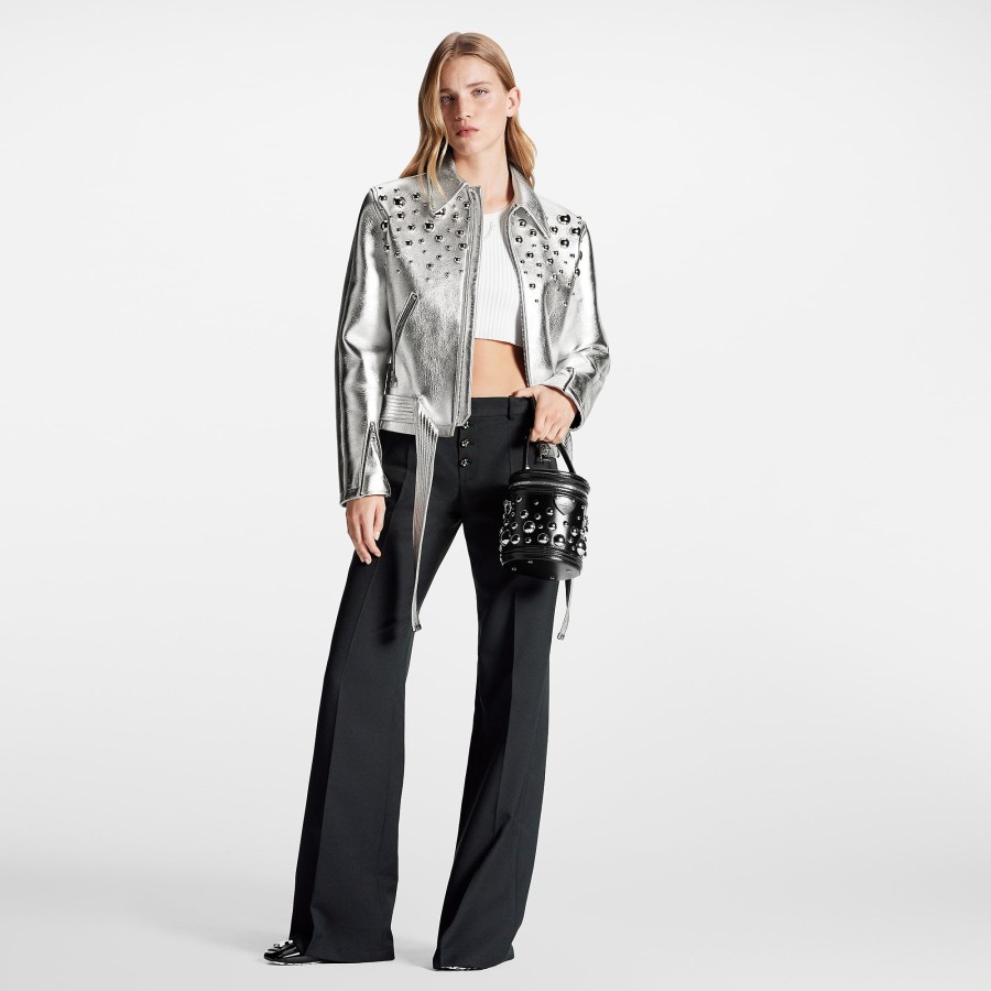 Women Louis Vuitton Pants | Lv X Yk Technical Gabardine Pants