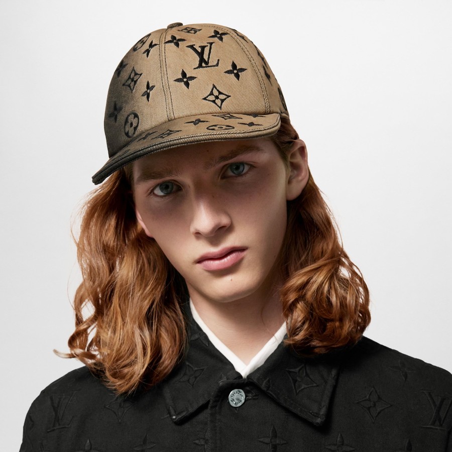 Men Louis Vuitton Hats And Gloves | Mng Gradient Cap