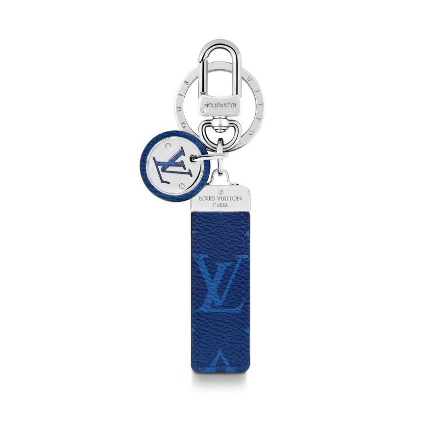 Men Louis Vuitton Key Holders And Bag Charms | Neo Lv Club Bag Charm And Key Holder Cobalt