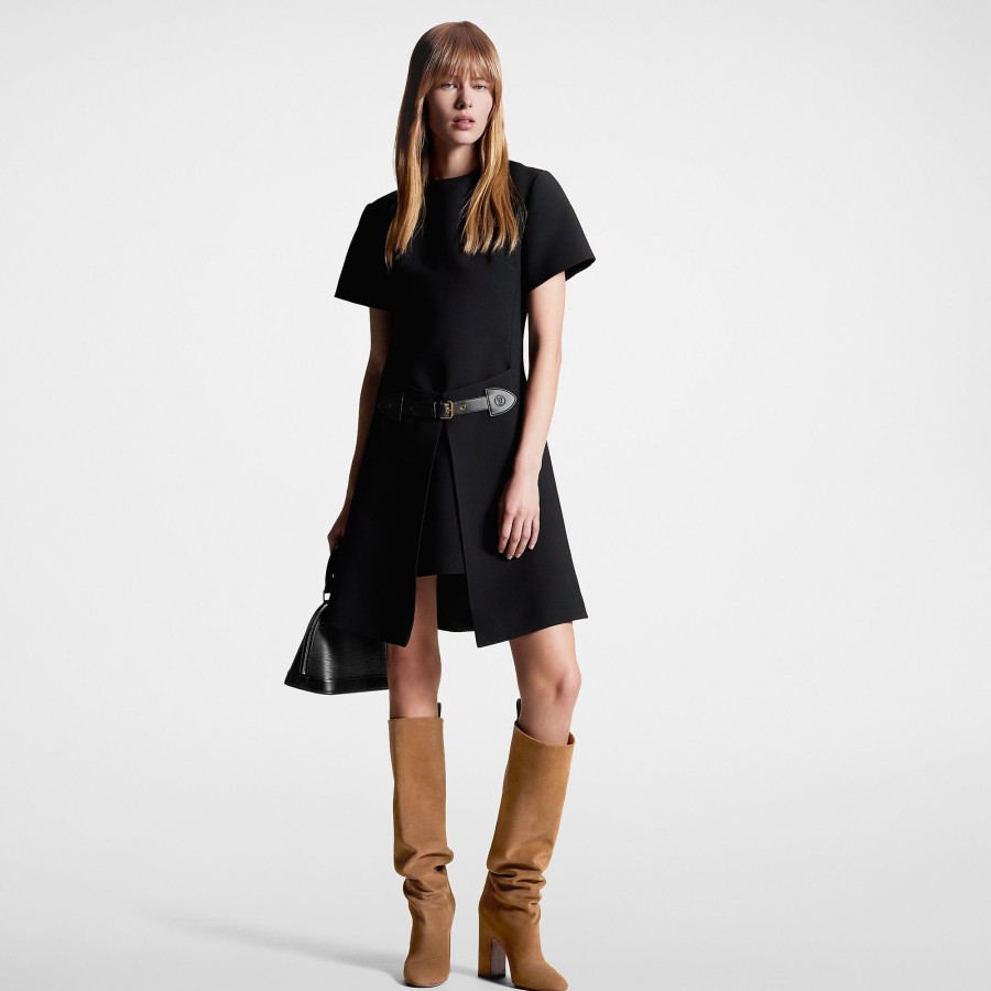 Women Louis Vuitton Dresses | Trompe L'Oeil Wrap Front Dress