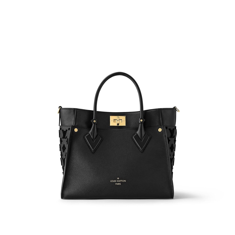 Women Louis Vuitton Totes | On My Side Mm Black