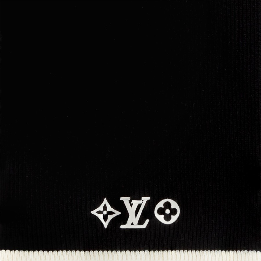 Women Louis Vuitton Scarves | Lv Headline Scarf Black