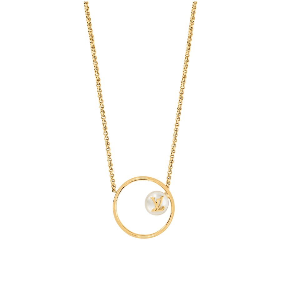 Women Louis Vuitton Necklaces And Pendants | Lv Eclipse Pearls Necklace