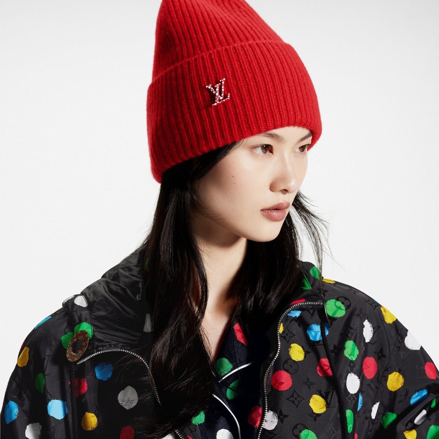 Women Louis Vuitton Hats And Gloves | Lv X Yk Infinity Dots Beanie