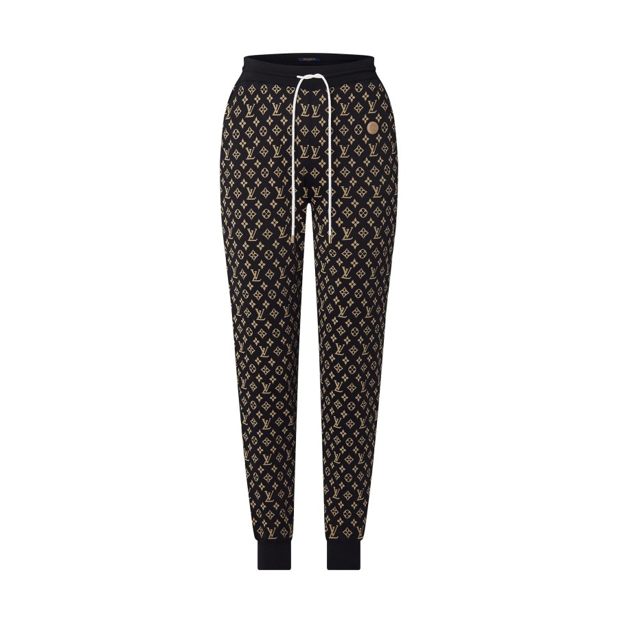 Women Louis Vuitton Pants | Monogram Jacquard Jogging Pants