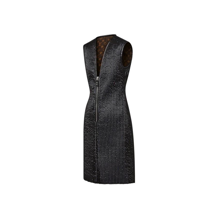 Women Louis Vuitton Dresses | Pinstripe Quilted Fitted Dress