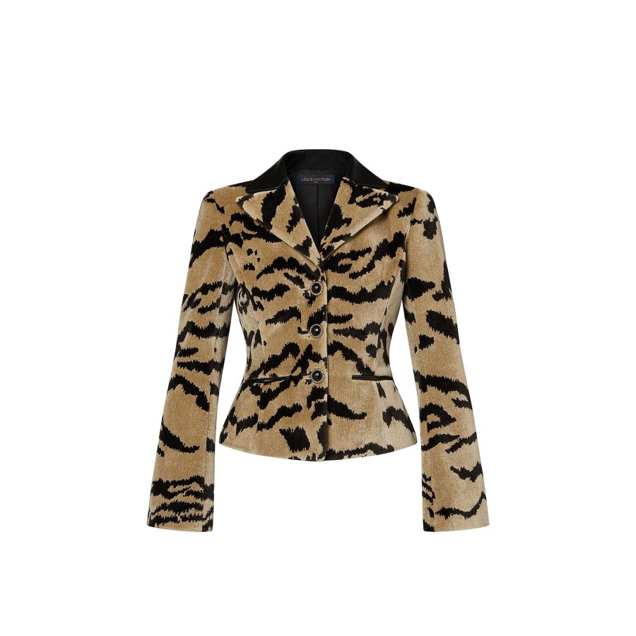 Women Louis Vuitton Coats And Jackets | Velvet Tiger Blazer