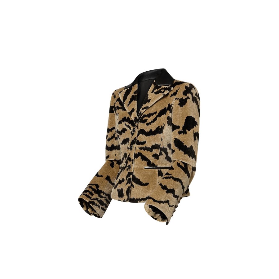 Women Louis Vuitton Coats And Jackets | Velvet Tiger Blazer