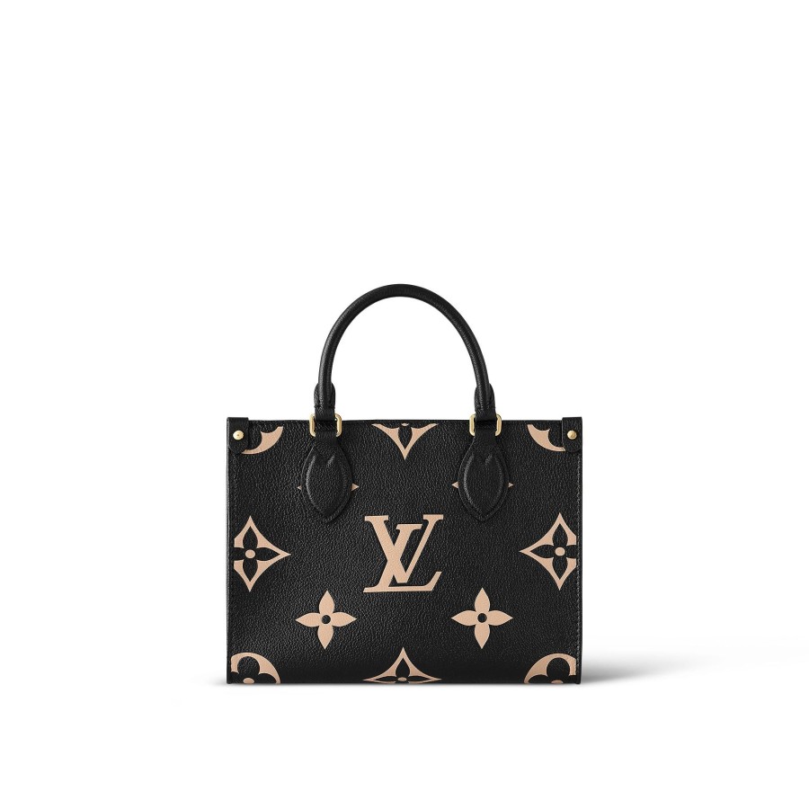 Women Louis Vuitton Totes | Onthego Pm Black/Beige