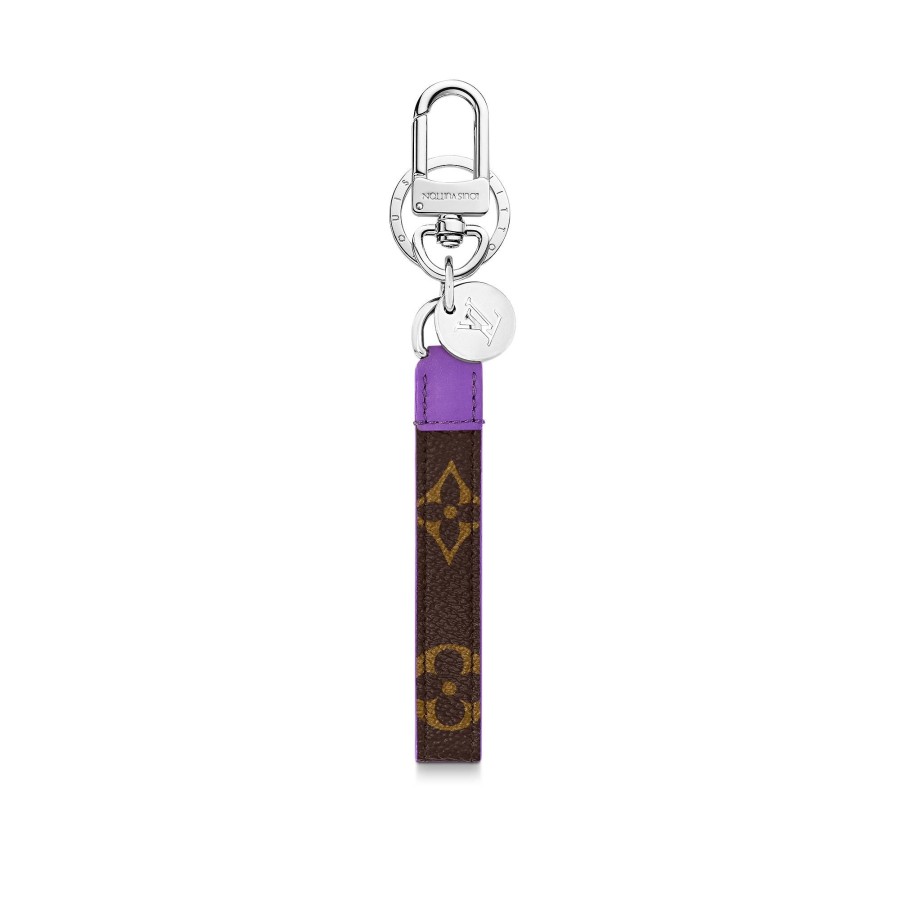 Men Louis Vuitton Key Holders And Bag Charms | Monogram Slim Dragonne