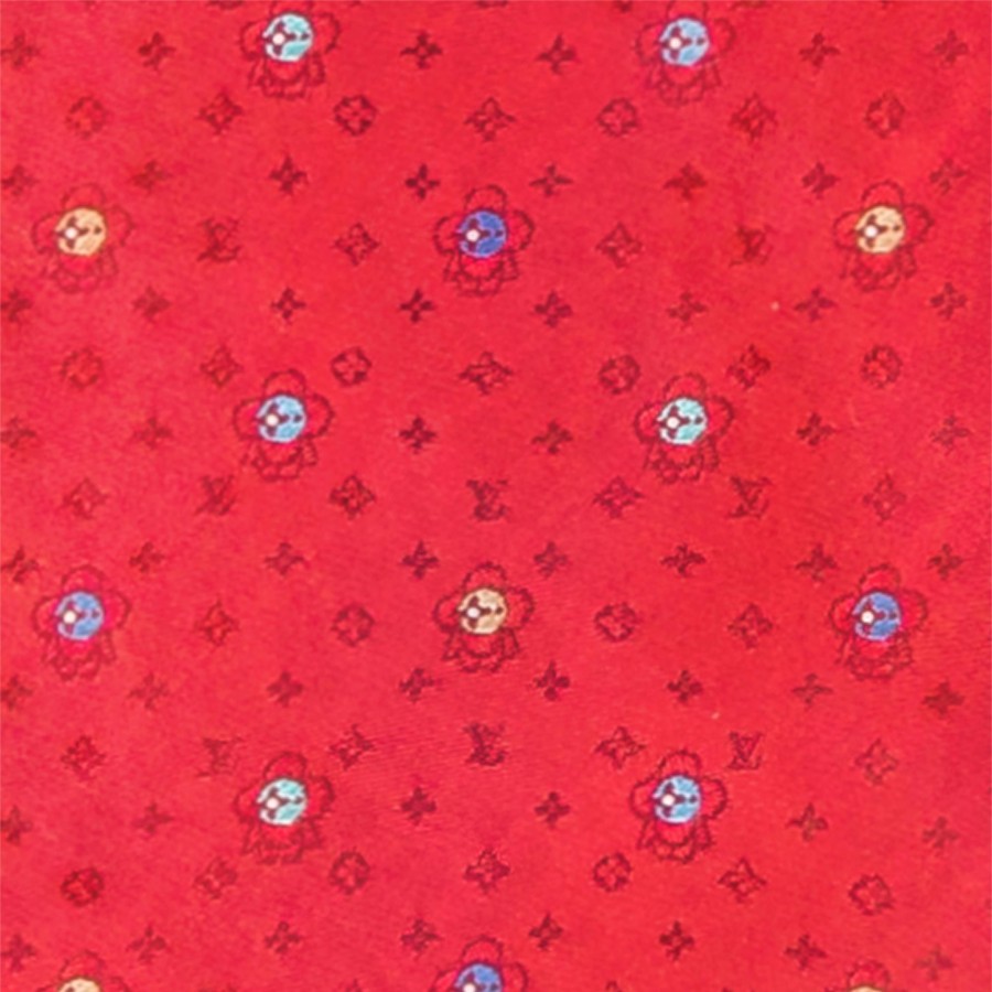 Men Louis Vuitton Ties And Pocket Squares | Mng Vivienne Dots Tie Red