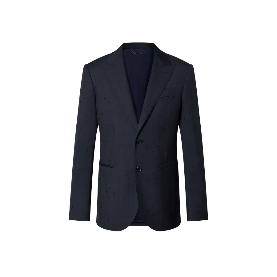 Men Louis Vuitton Blazers And Jackets | Single-Breasted Wool Pont Neuf Jacket