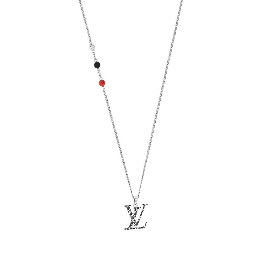 Men Louis Vuitton Necklaces And Pendants | Lv X Yk Lv Infinity Dots Pendant