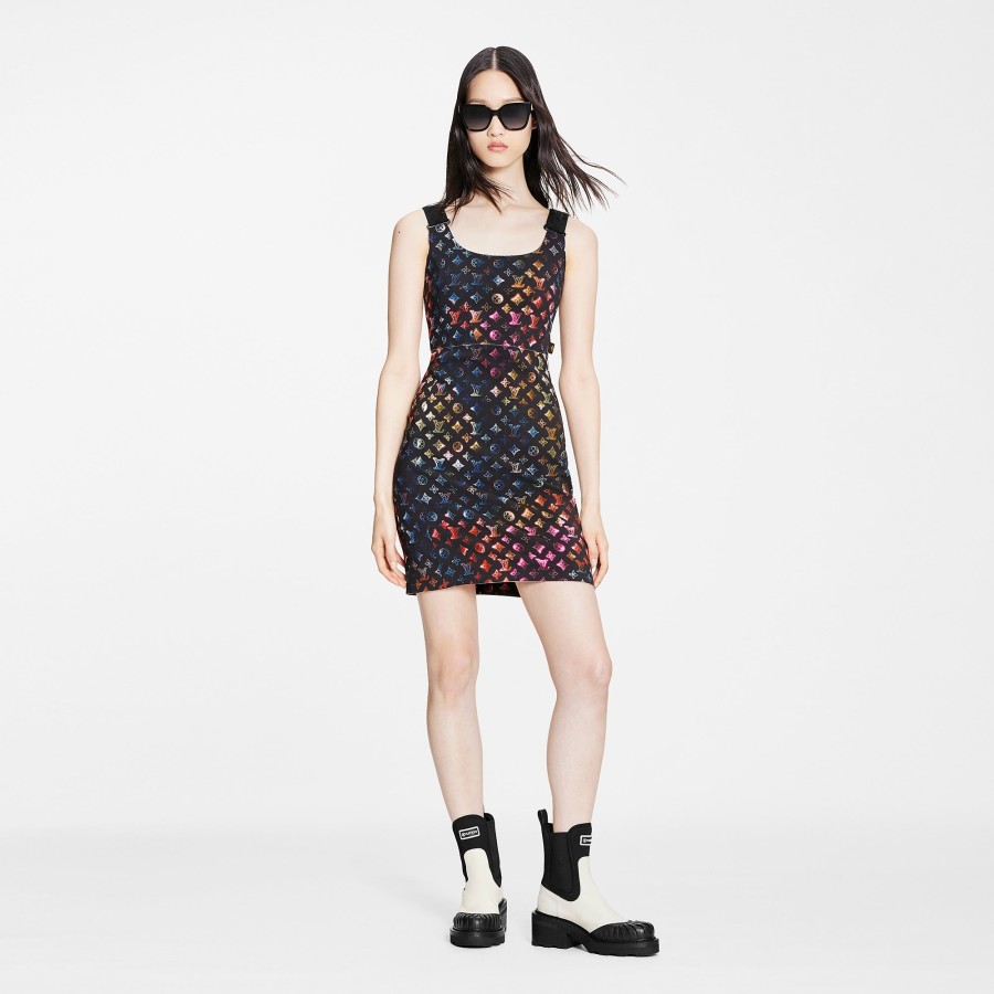 Women Louis Vuitton Dresses | Neon Mahina Monogram Fitted Dress