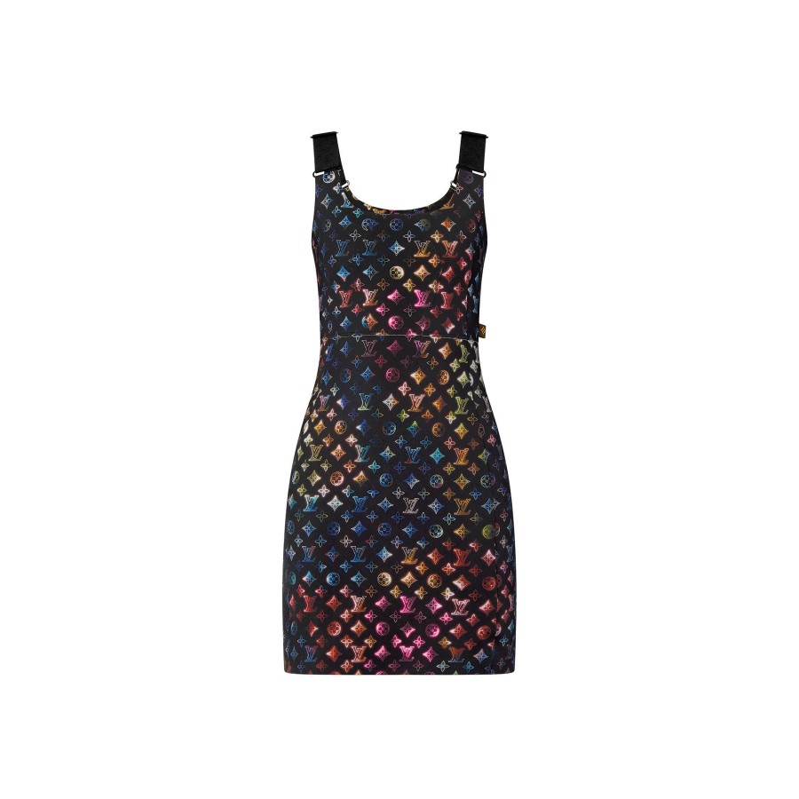 Women Louis Vuitton Dresses | Neon Mahina Monogram Fitted Dress