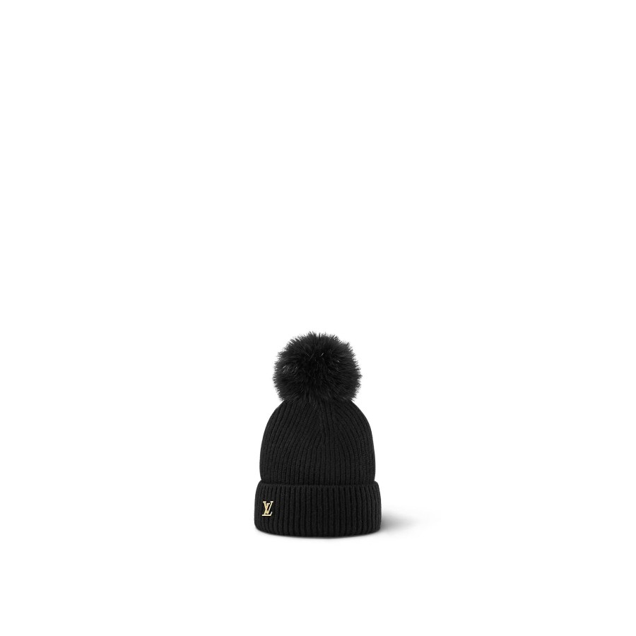 Women Louis Vuitton Hats And Gloves | Lv Cold Spark Beanie Black