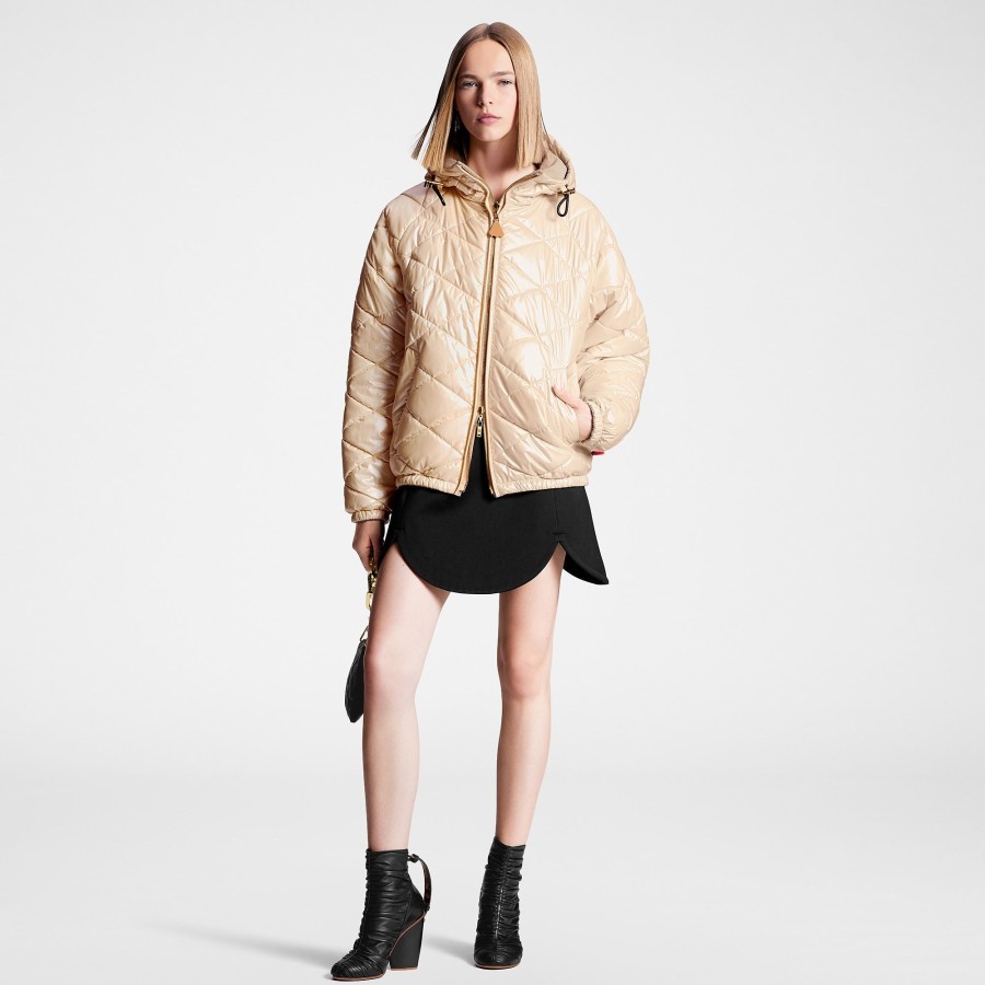 Women Louis Vuitton Coats And Jackets | Reversible Quilted Hooded Jacket