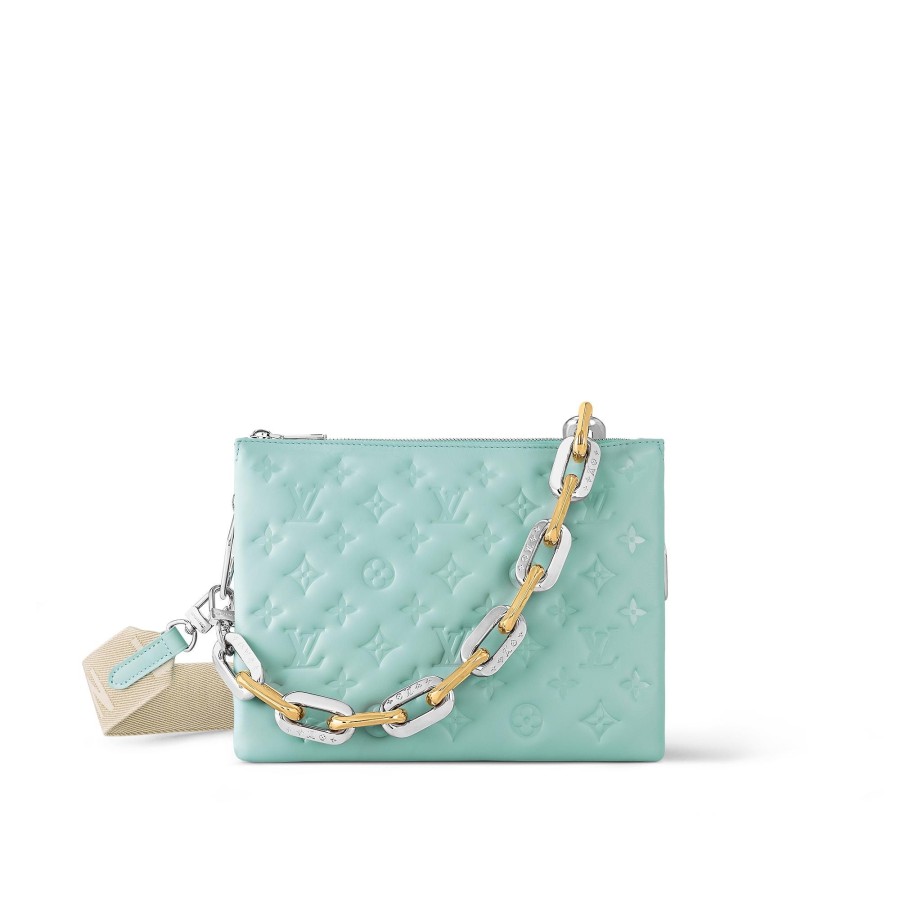 Women Louis Vuitton Shoulder And Cross Body Bags | Coussin Pm Bleu Azur