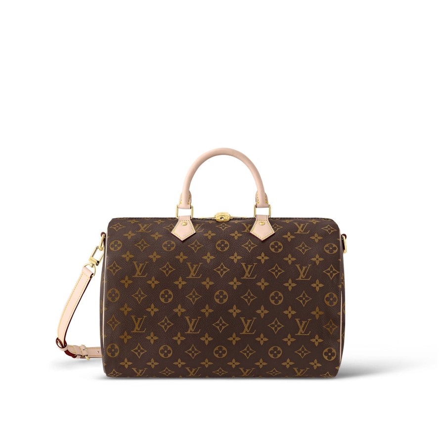 Women Louis Vuitton Iconic Monogram Bags | Speedy Bandouliere 35