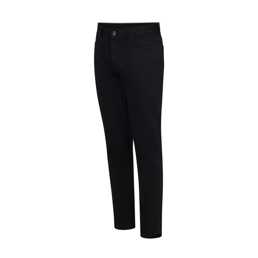 Men Louis Vuitton Pants | Slim Stretch Denim Pants Black