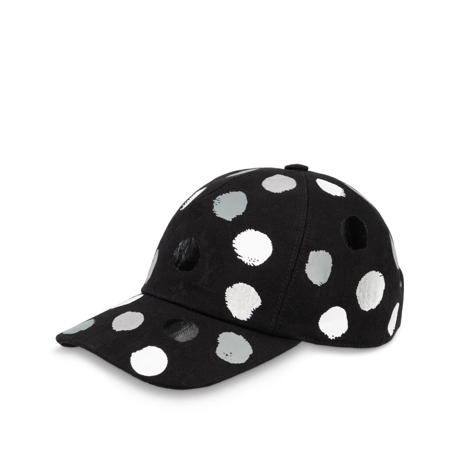 Men Louis Vuitton Hats And Gloves | Lv X Yk Painted Dots Cap