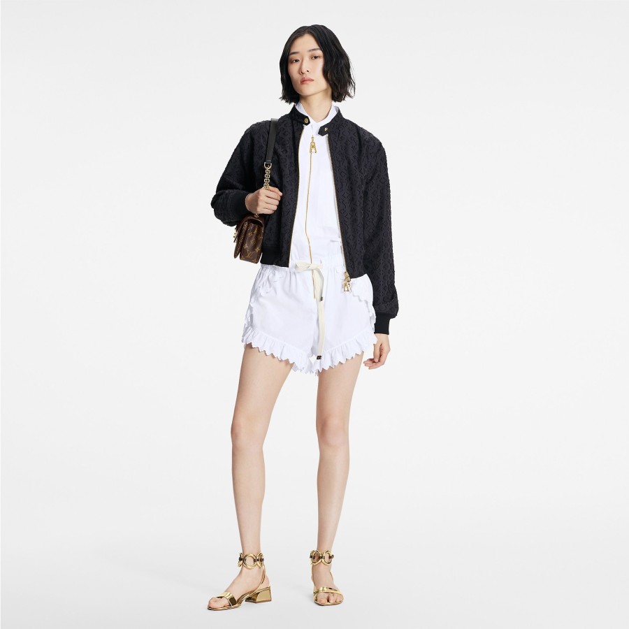 Women Louis Vuitton Coats And Jackets | Reversible Monogram Relief Bomber Jacket