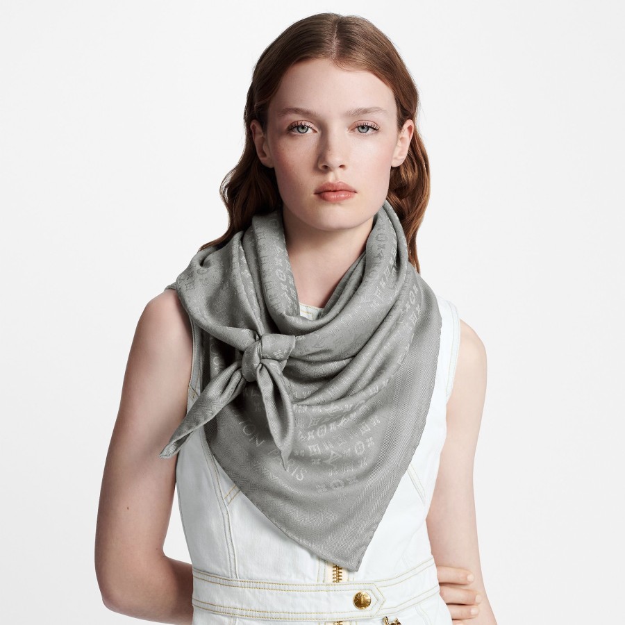 Women Louis Vuitton Shawls And Stoles | Evermore Shawl Dark Grey