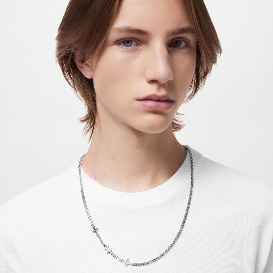 Men Louis Vuitton Necklaces And Pendants | Mng Row Necklace