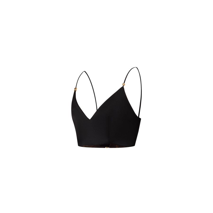 Women Louis Vuitton Tops | Lv Charm Crop Top