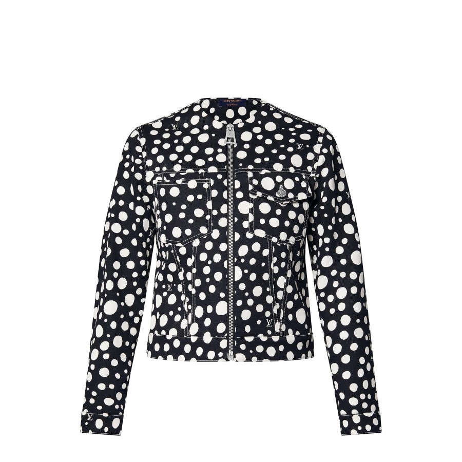 Women Louis Vuitton Coats And Jackets | Lv X Yk Infinity Dots Zip-Up Jacket