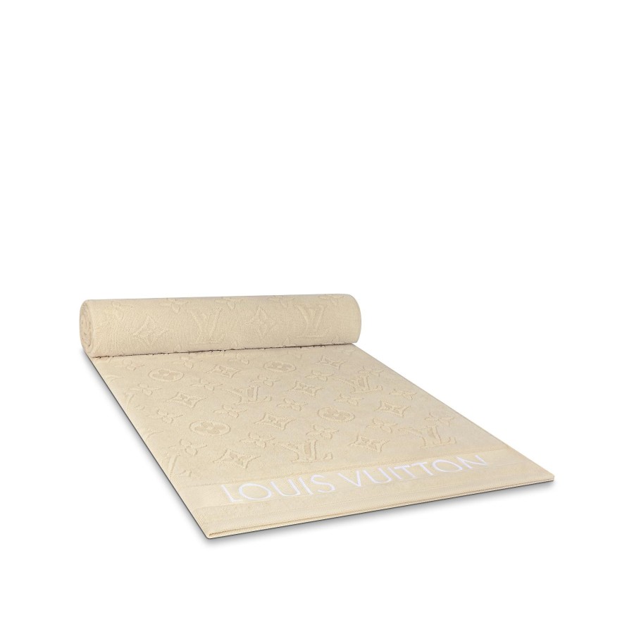 Women Louis Vuitton Home Textiles | Lvacation Beach Towel Cream