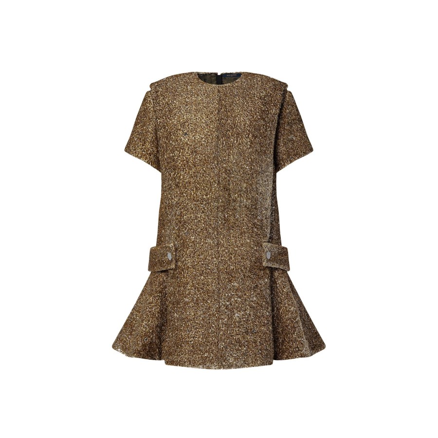 Women Louis Vuitton Dresses | Padded Lurex Apron Dress