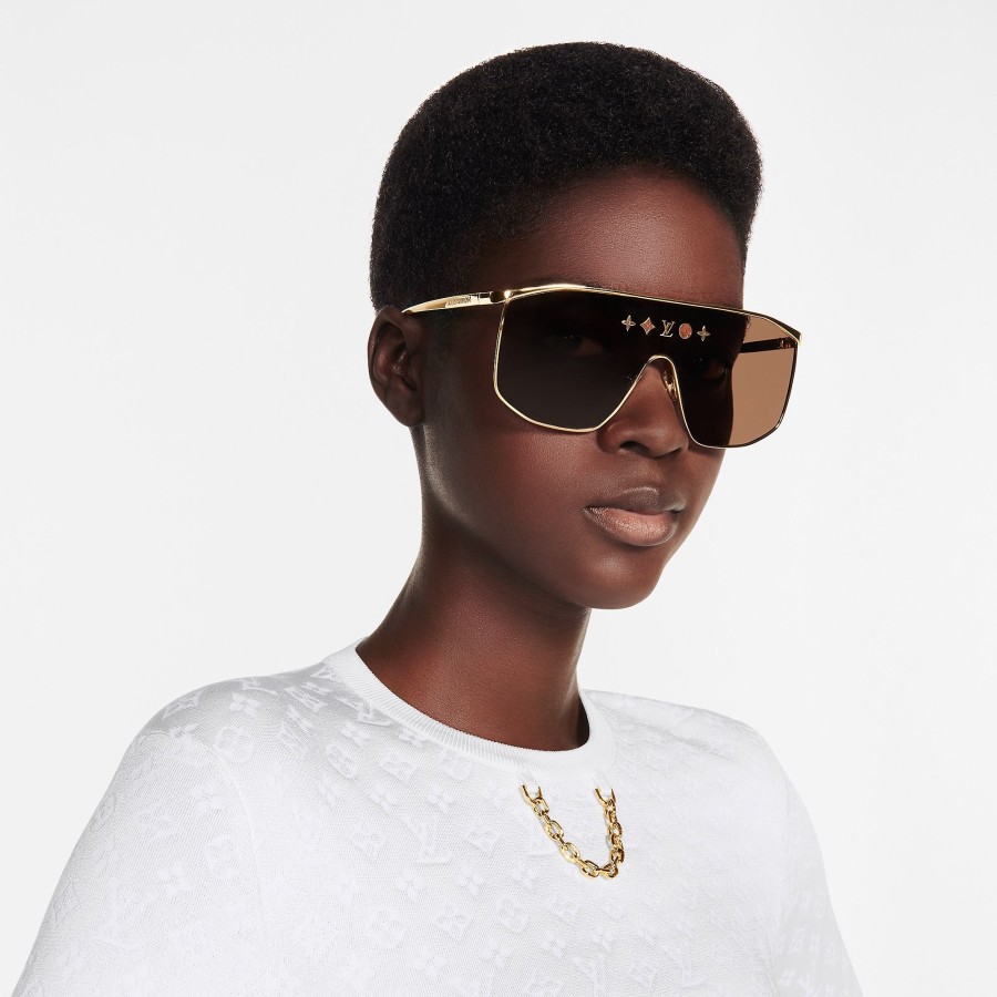 Women Louis Vuitton Sunglasses | Lv Golden Mask Sunglasses